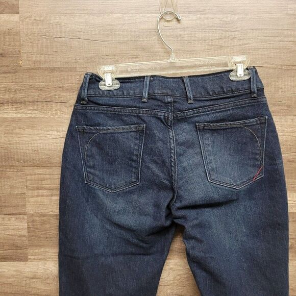 Banana Republic Urban Boot Cut Jeans Size 2 Womens Blue Denim Low Rise Dark Wash - Picture 11 of 16